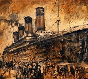 BELFAST DOCKS by John Stewart | Original Oil Painting | £395