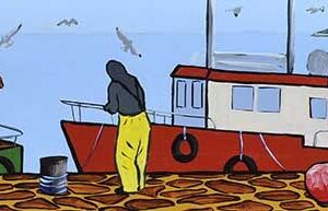 THE CRANES by John Stewart | Original Oil Painting | £395