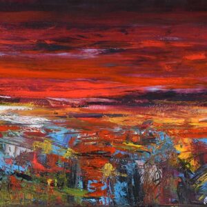 SUMMER SKIES by John Stewart | Original Oil Painting | £275